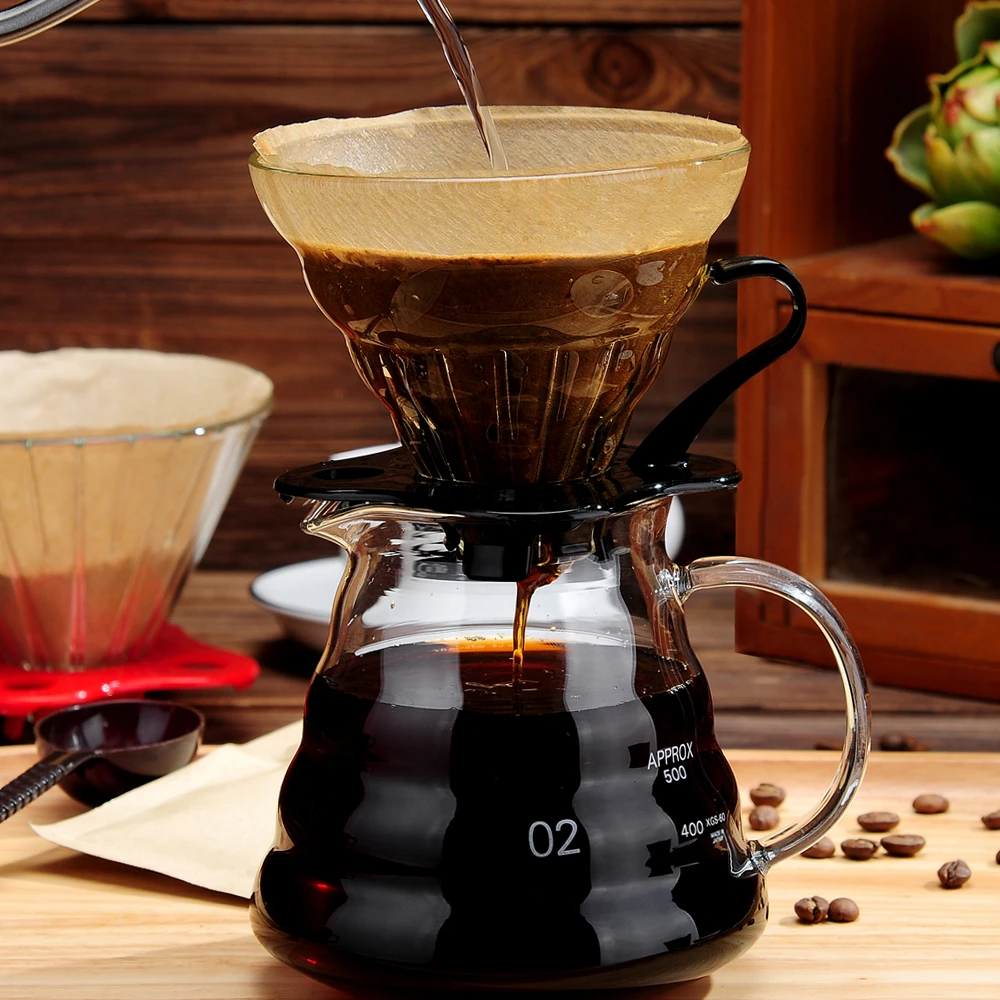 Clear 600ml Coffee Server, Standard Glass Coffee Carafe, Coffee Pot