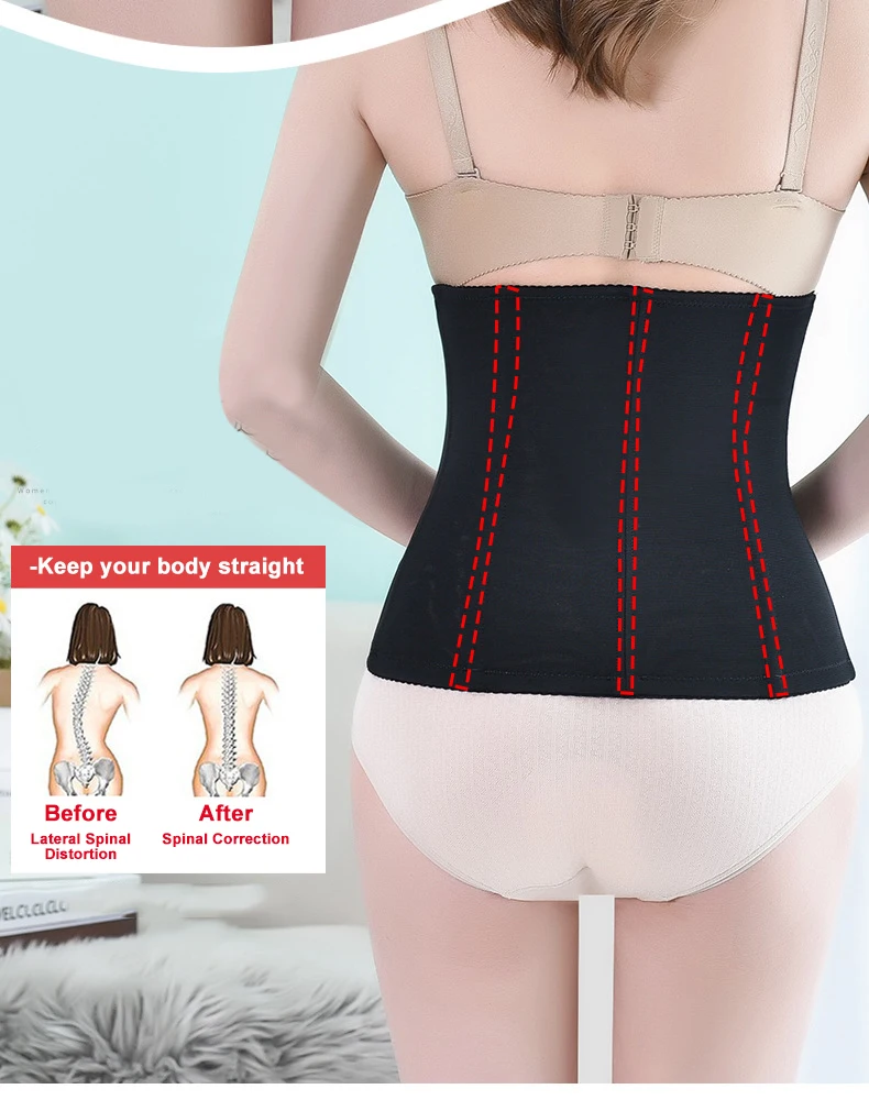 Waist Shaper Belly Slim Tummy Tuck Trimmer Abdominal Binder Postpartum Belly Belt