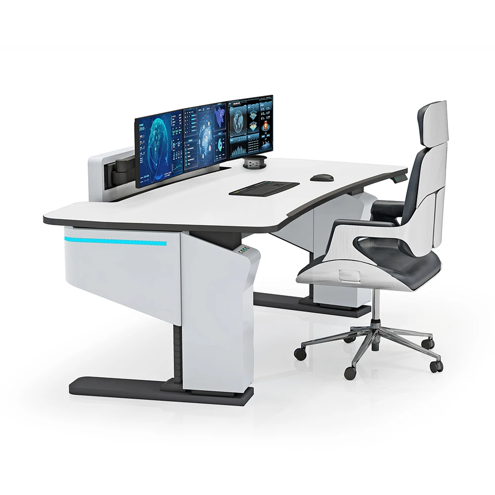 Wubang Custom Modern Air Traffic Console Solution Special Commercial Furniture Security Control Room Console Desk