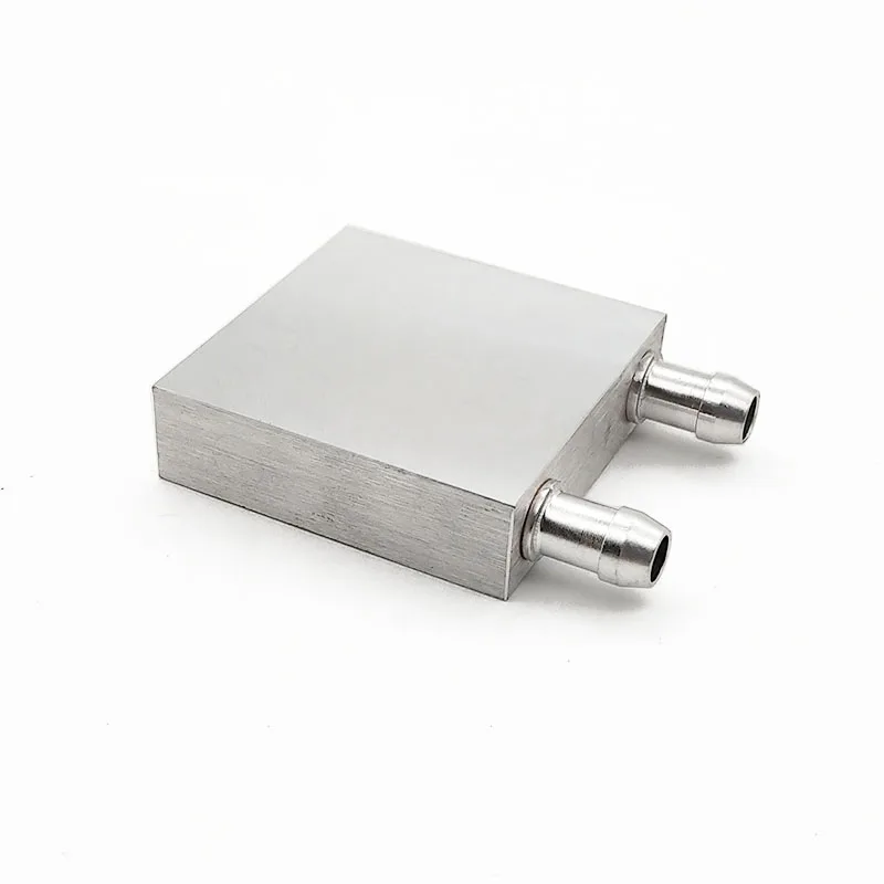50x50mm CNC Internal Channel Flow Aluminum Water Cooling Block Liquid Cold Plate