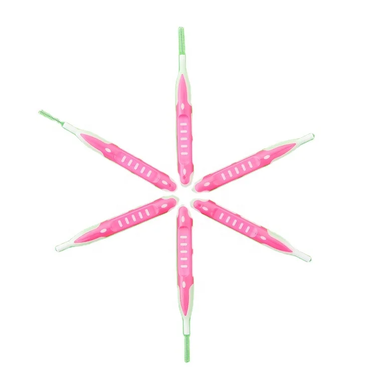 Toothbrush Biodegradable Private Label Bristle Charcoal Organic Bamboo Eco Friendly Natural Interdental brush bristle color