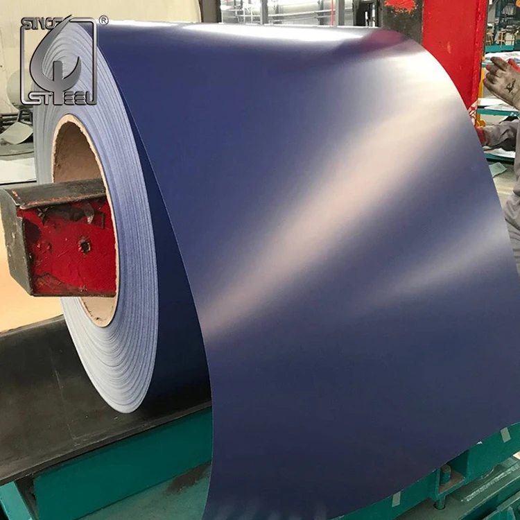 0.2 mm White Plain Color Painted Steel Sheet Coated Galvanized Steel Coil