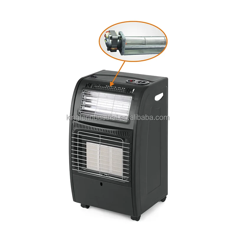 2023 New Design 3 In 1 Mobile Gas Portable Ceramic Burner Heaters Electric Heater With Fan Blowing