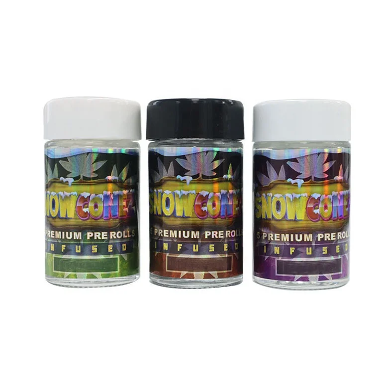 Baby jeeter infused multipack pre- roll child proof glass jar packaging