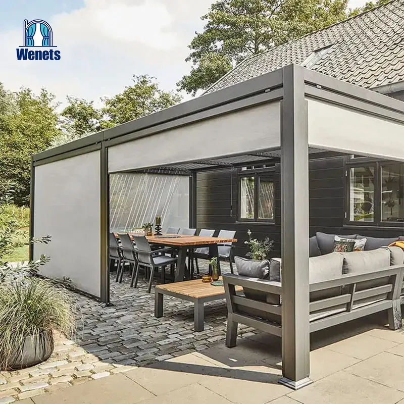 Smart Control  Anti-mosquito and Rainproof Blackout Zip Outdoor Roller Blind