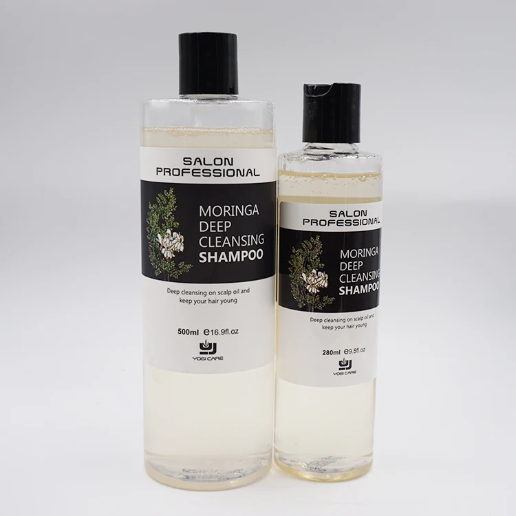 280ml moringa deep cleanse hair shampoo for hair oil control