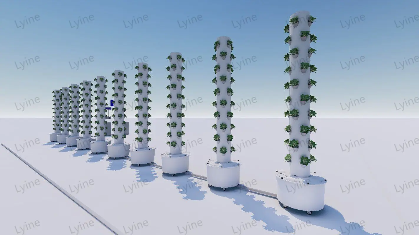 vertical farming hydroponic tower garden for home use