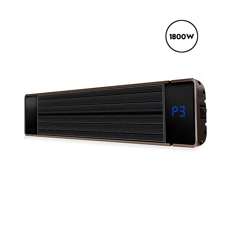 Mechanical operation heater aluminum material wall mounted patio heater