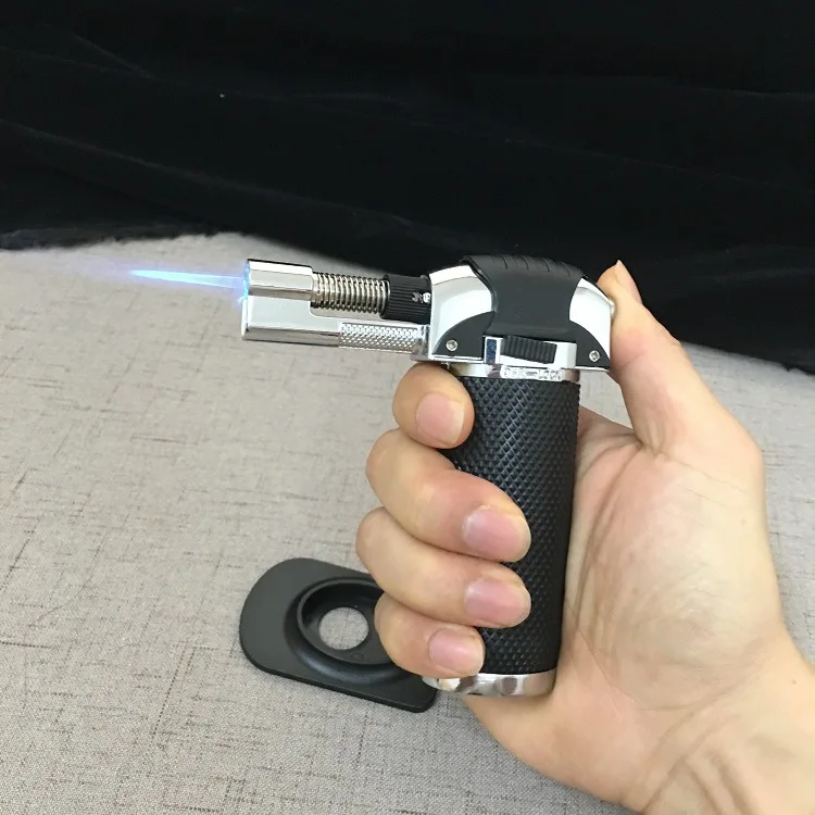 Big Size Blue Jet Flame Blow Torch Lighter Refillable Butane Gas Lighter