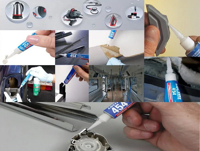 loctiter 454 409 pasty gel glue high viscosity non-flowing super glue vertical sizing underwater glue for metal ceramic plastic