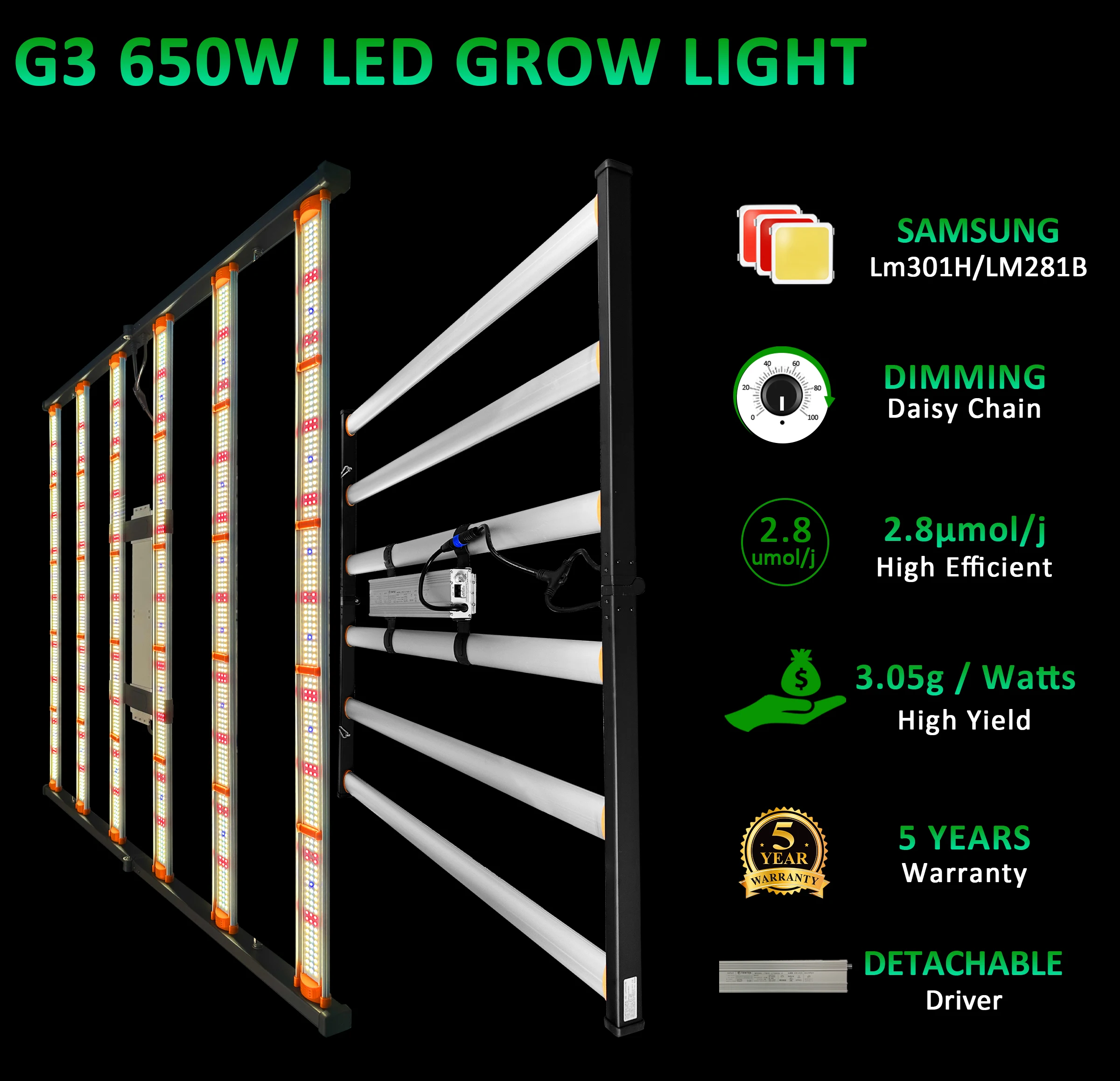 2.9umol 720w Full Spectrum Led Grow Lights For Greenhouse led Strip Grow Lights led Full Spectrum Plant Grow Light Strip Led