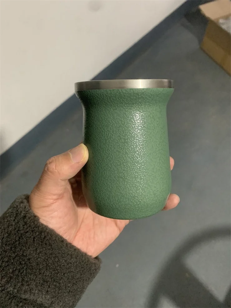 Удивительные Горячие аргентинские чашки Yerba Mate 18/8 из нержавеющей стали с двойными стенками Bombilla и соломой