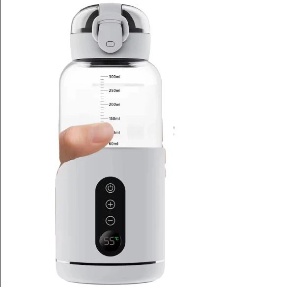 Интеллектуальные электрические Детские Бутылочки для подогрева молока с постоянной температурой с USB-аккумулятором