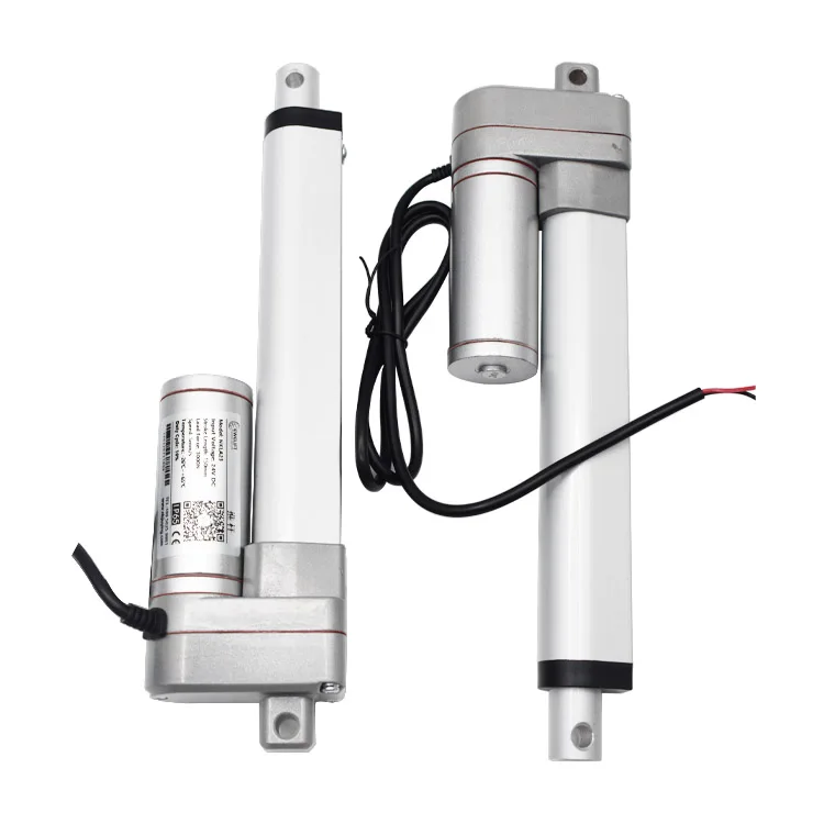 mini micro  ip54 telescopic 10inch stroke 3000n mounting bracket heavy duty 330lbs solar tracker 12v 24v linear actuator