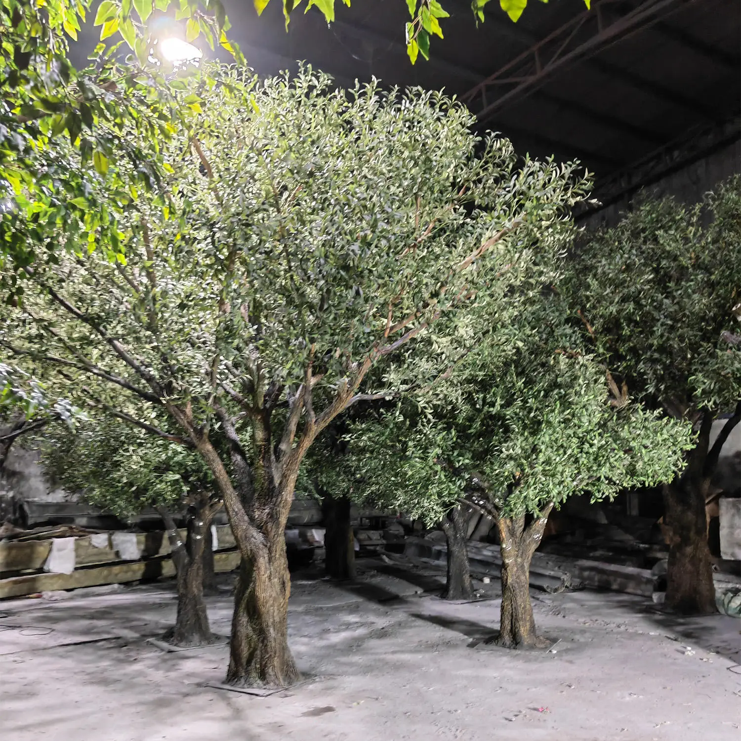 Customized faux Large Green Olive Tree fake Green Tree Artificial Olive Tree