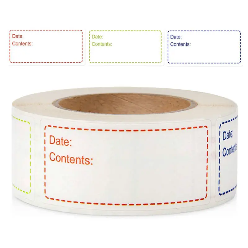 Custom product label stickers for warehouse marking and management