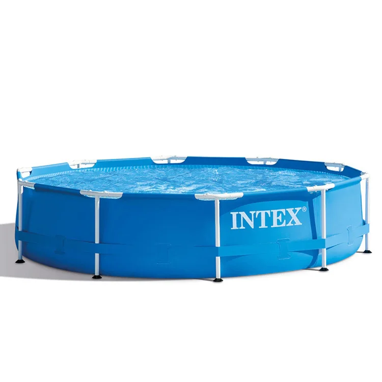 28212 бассейн INTEX с металлическим каркасом круглый фильтром