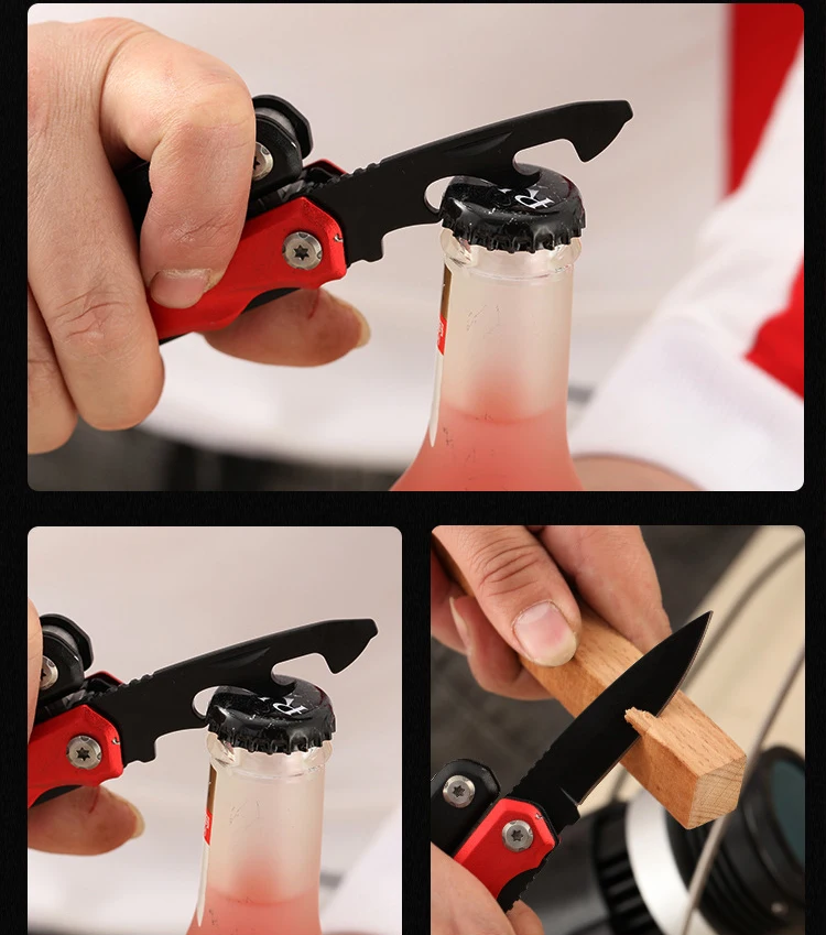 Multitool Hammer Folding Survival Tool 12 in 1 All One Multi Mini Small Gadget Car Multifunctional Stainless Pliers Knife