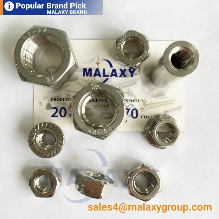Колесо MALAXY для тяжелых грузовиков M18/M20 M22/M24 M12 M10 Металл Gr10 Ms шестигранный фланец гайки из нержавеющей стали