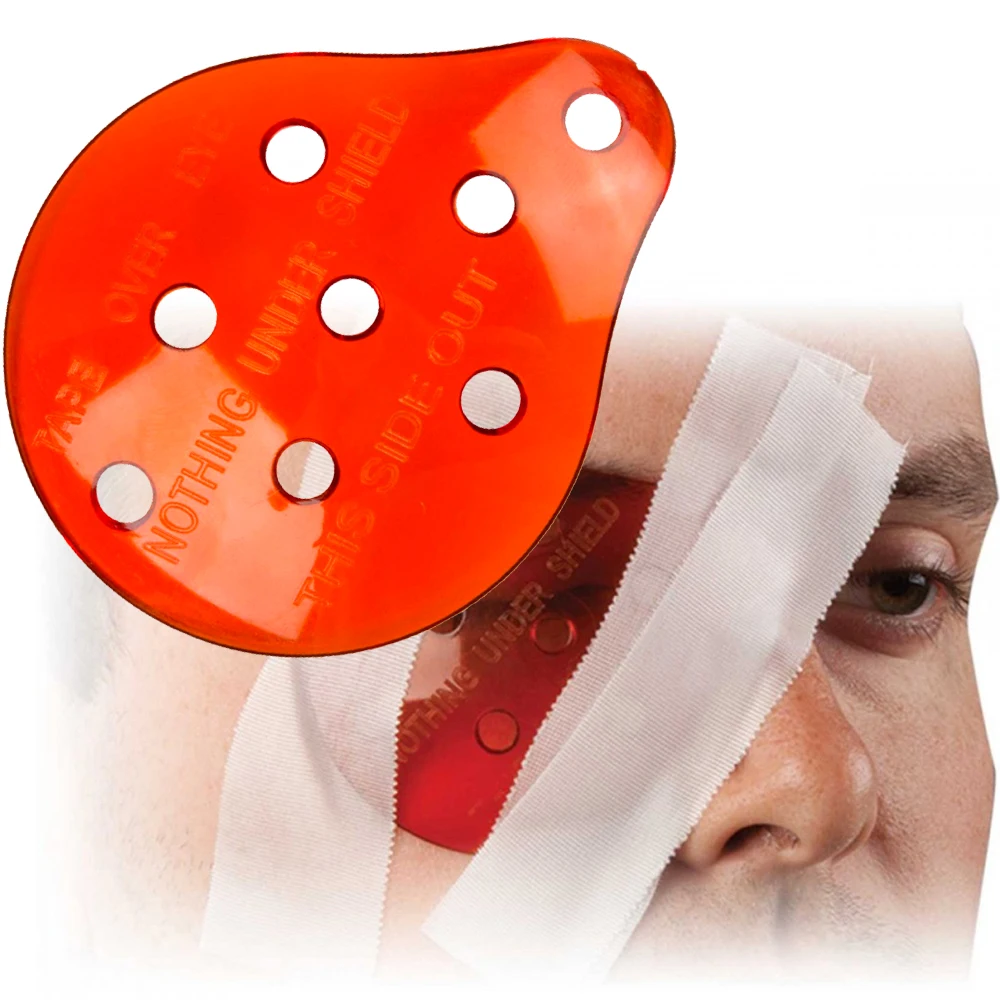 Plastic nine-hole post-surgery protective goggles