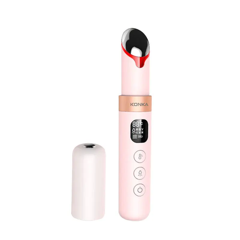 Trending products Sonic Vibration Mini Massager Products  Wrinkle Remover Electric Wireless Roller  Heated eye massage Pen