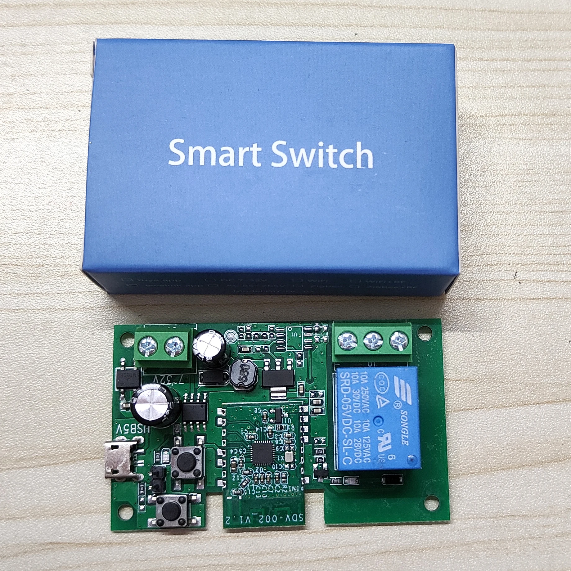 EweLink 12V 24V 7-32V 1CH WIFI Wireless Smart Home Switch RF WIFI Relay Module App Remote Control Alexa