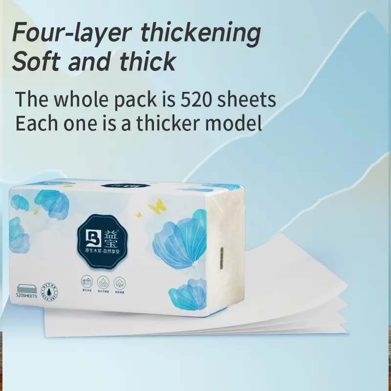 Wholesale Disposable 5 ply Ultra Soft Napkin Facial Tissue Paper For Home Face Cleaning