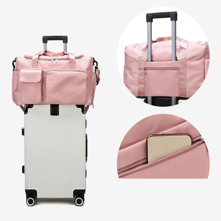 Gym Bag Women Custom Logo With Shoe Compartment Travel Bag Sport Shoulder Bag