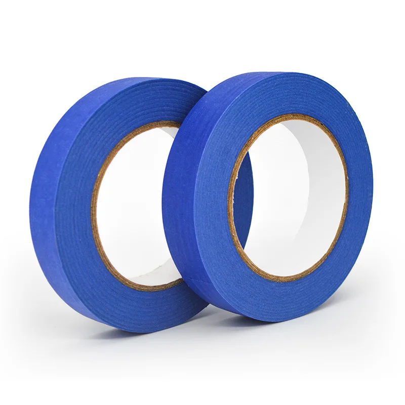Blue1 Inch Printed Custom Auto Body Painting Masking Tape for Shoe Painting