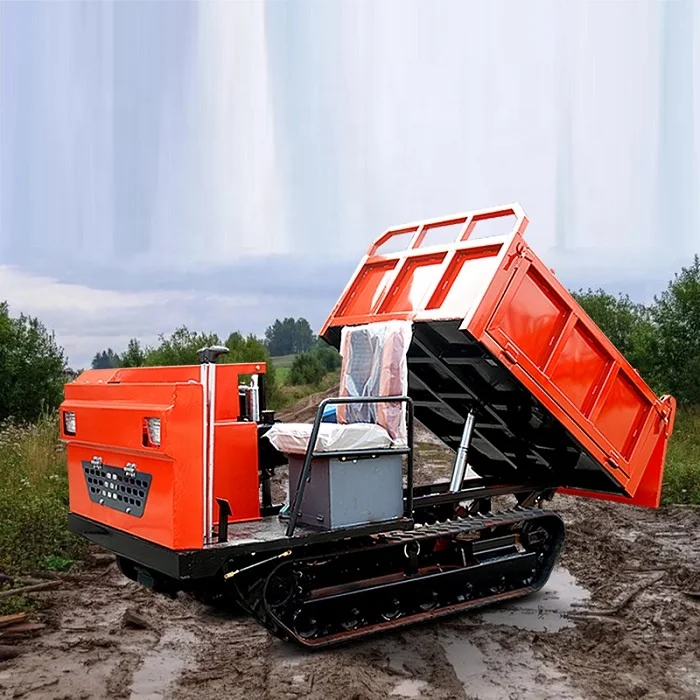2 Ton 2.5 Ton 3 Ton Mini Palm Farm Transporter Crawler Carrier With Factory Price
