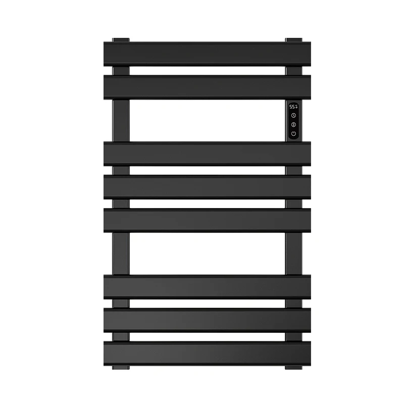 Factory Smart Control Electric Towel Rack Warmer Towel Heater Towel Bar Bathroom Radiator Accessories Set With Shelf Wall Mount