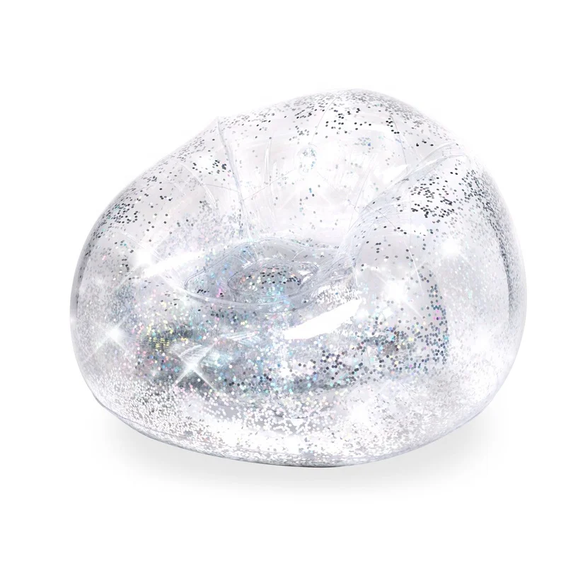Wholesales indoor outdoor transparent inflatable bean bag chairs with LED light for inflatable bubble chair