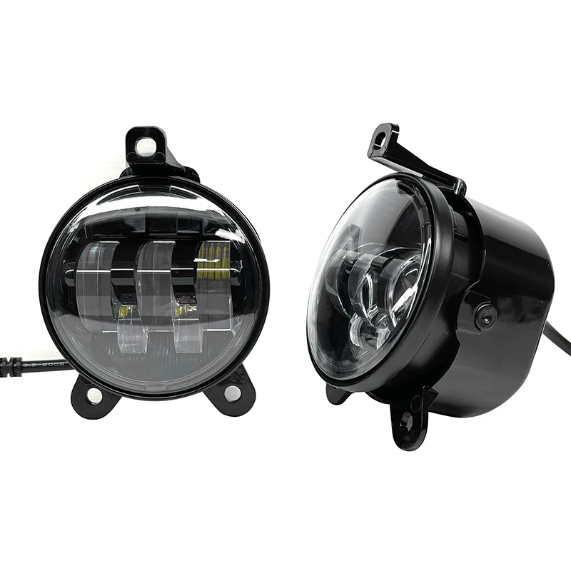 New arrival 3inch Round angel eye Led Fog Lights 50W 6000K Halo Ring DRL Off Road Fog Lamps