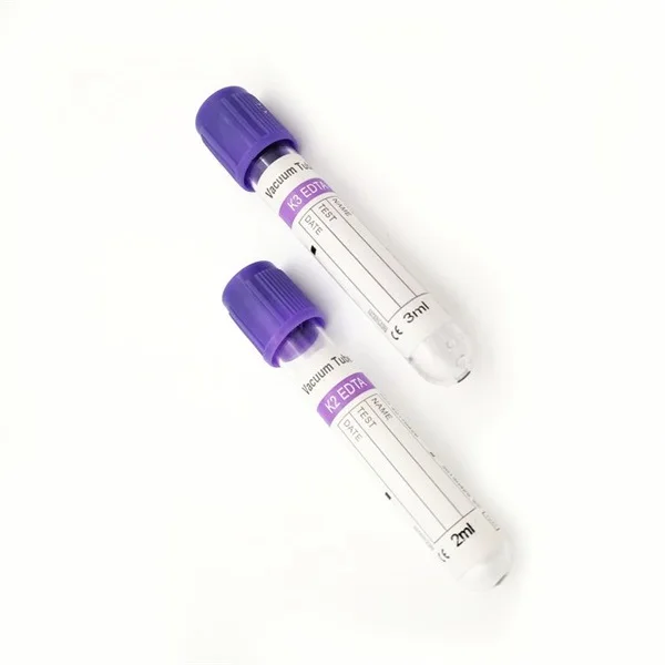 2ML Glass EDTA K3 Lavender Tubes