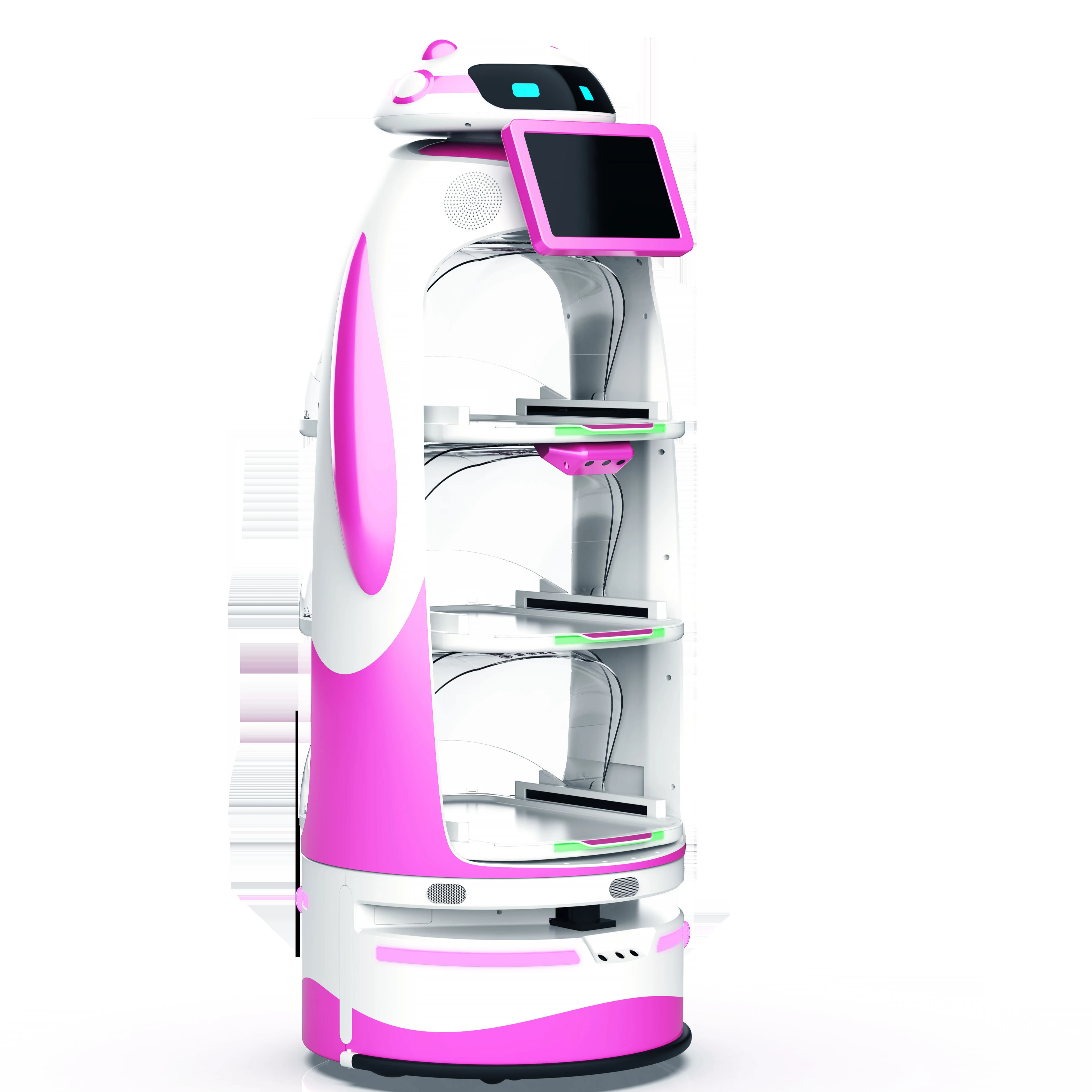 
brand new artificial intelligent guiding delivery robot for restaurant food delivery intelligent service robot for restaurant 