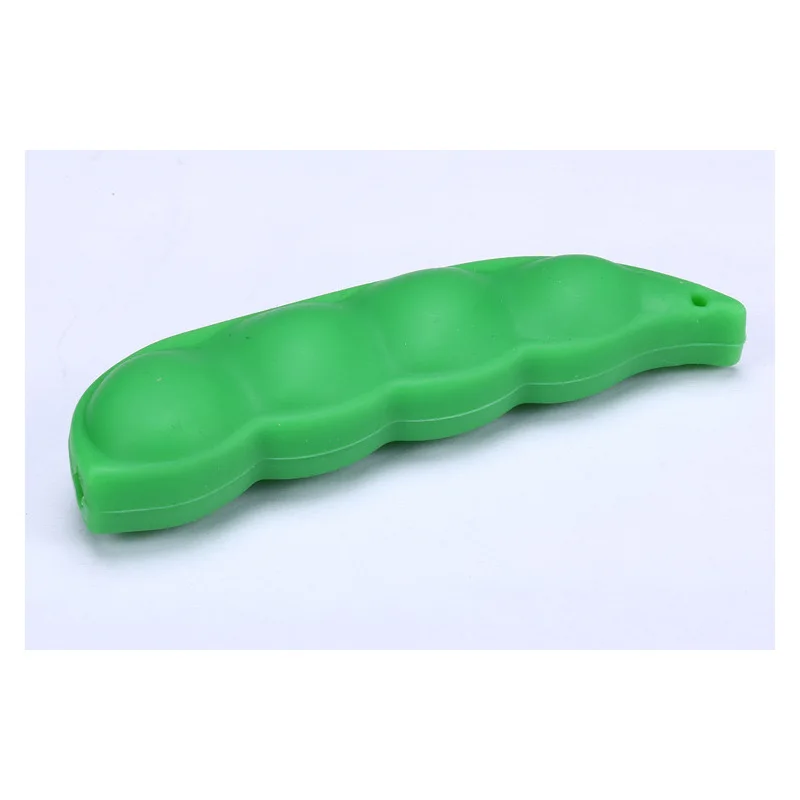 Pea pod multi-functional portable silicone bag lifter key pendant for vegetable lifter