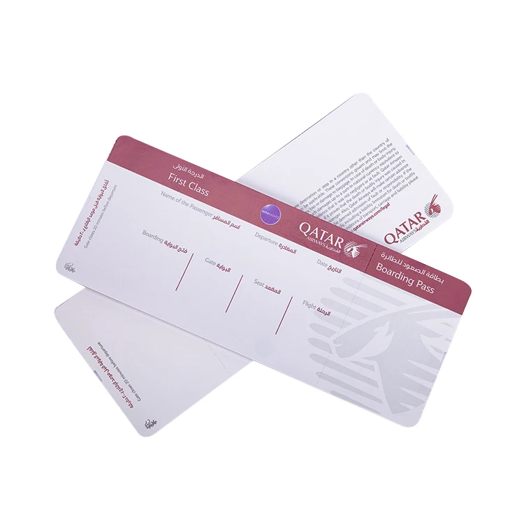 
Wholesale booking flight cheap air flight booking air airplane airline ticket printing ticket 