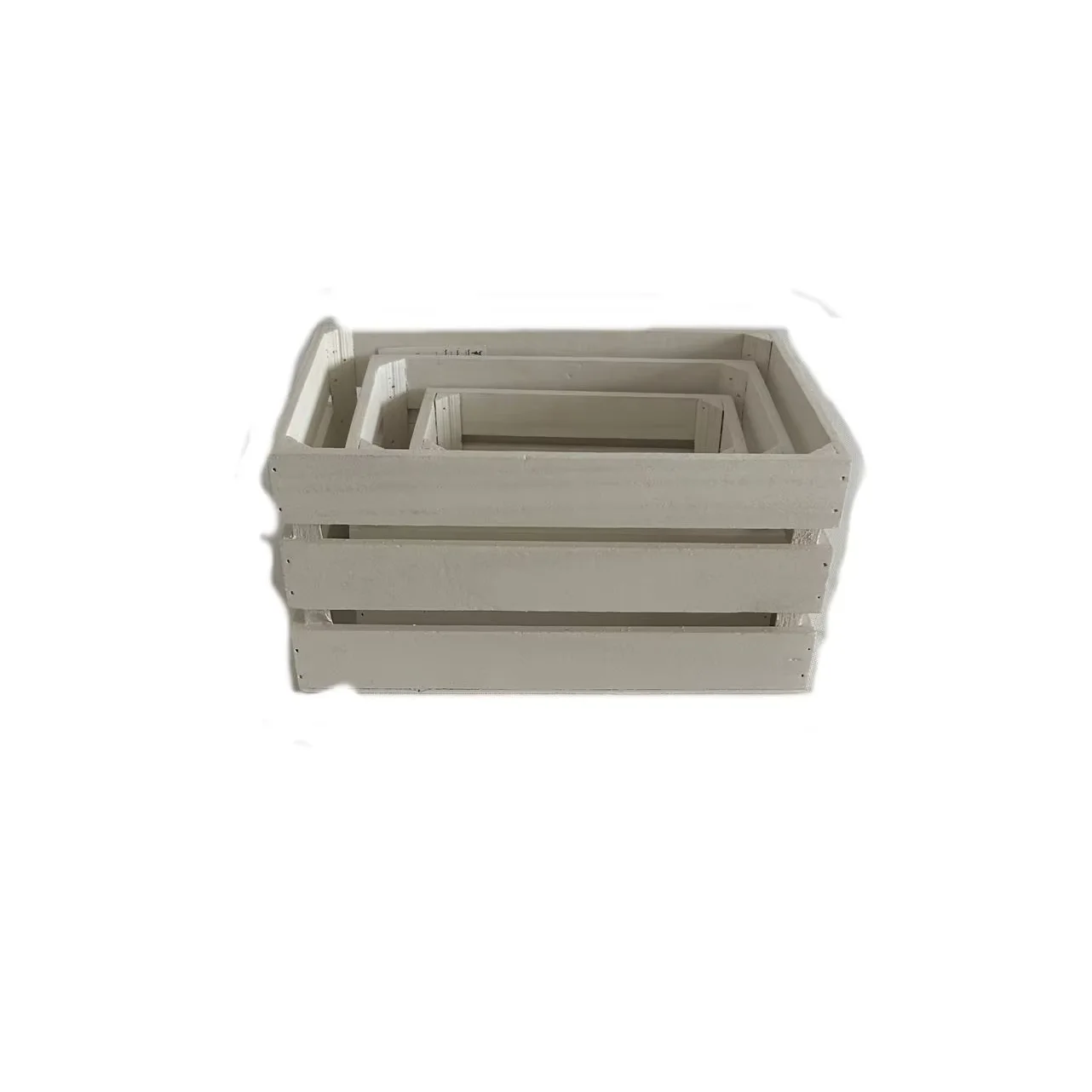 Custom rustic wood nesting storage box wooden box packaging wooden crafts crate boxes