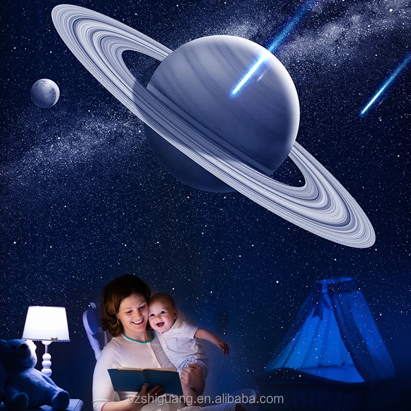 New Design Color Globe Star Projector Light Rotating Dynamic Atmosphere Galaxy Meteor Projector Bedroom Dream Universe Lamp