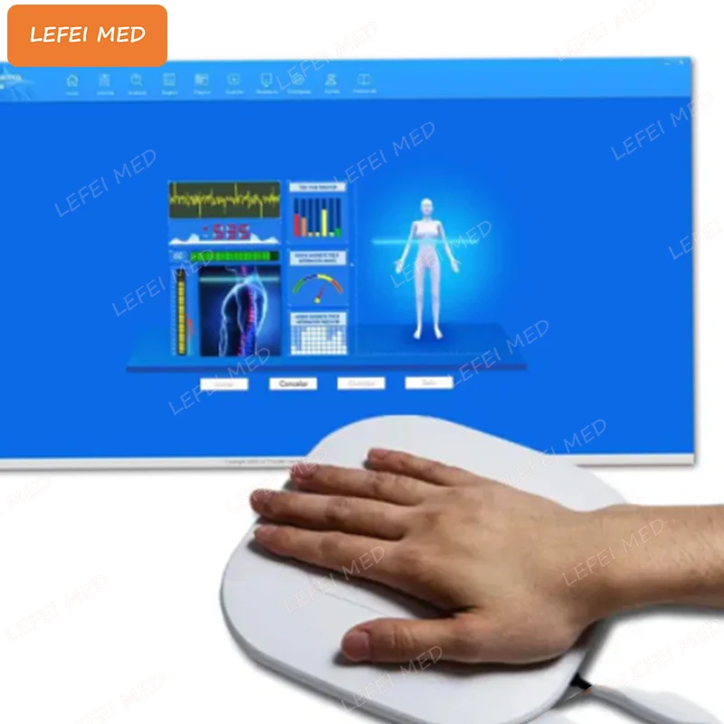 Human body Hand Touch Latest 10th generation quantum resonance magnetic quantum magnetic analyser machine for clinic use