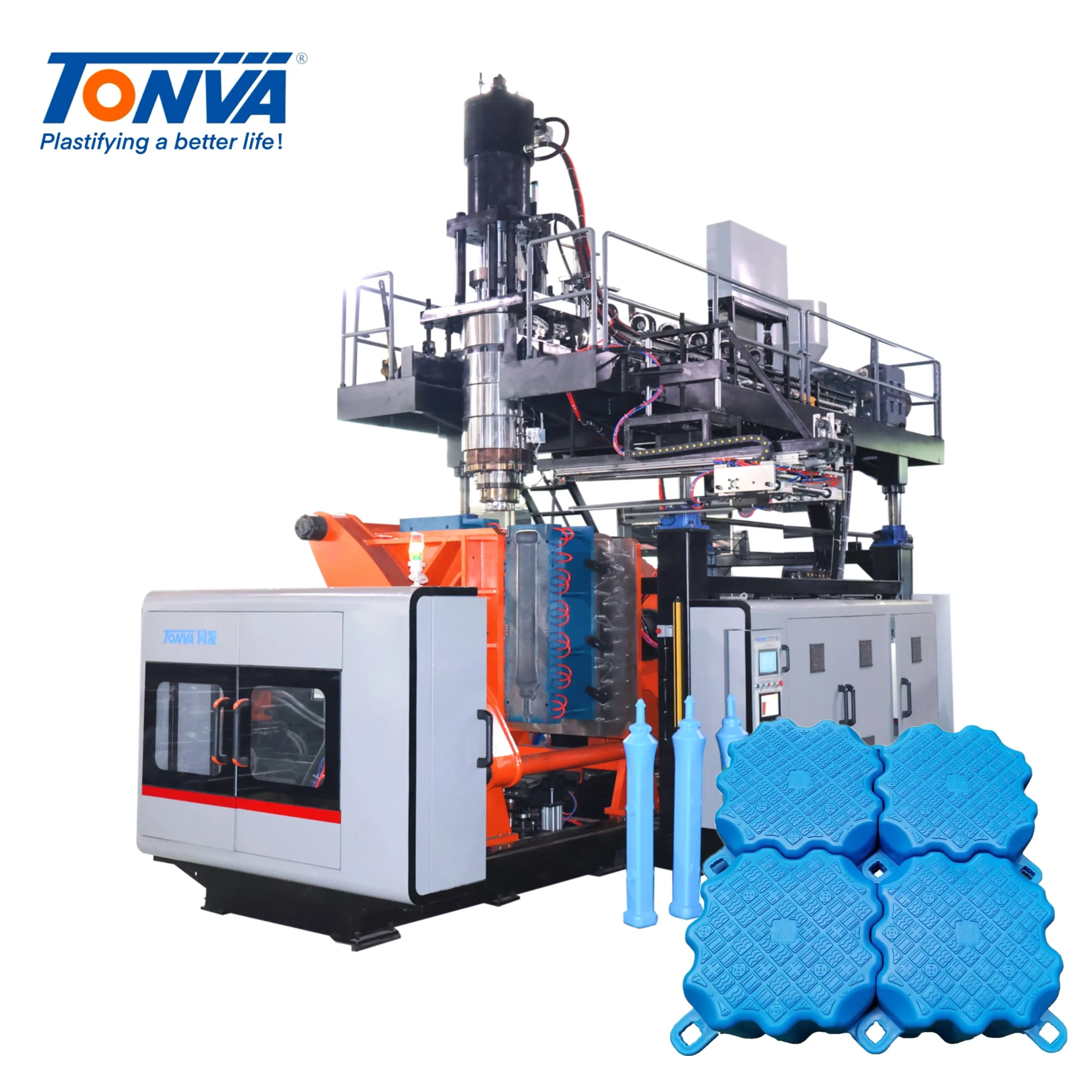 plastic pontoon floating blow molding making machine
