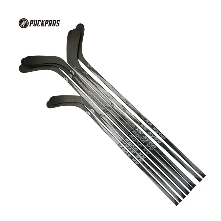 blank Ice Hockey Sticks Super flexible Senior Carbon Fiber Ice Hockey Sticks