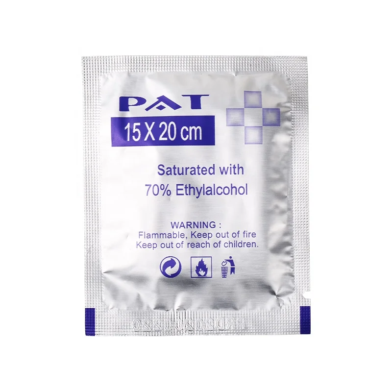 
70-75% Alcohol Tower Disinfection Soft Non-woven Antiseptic Alcohol Wipes 