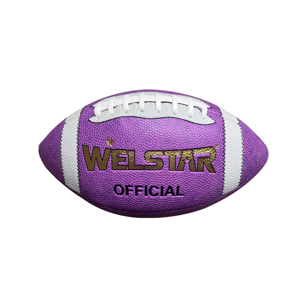 Official Size Game or Training Quality Custom Printing PU Composite Leather American Football Ball