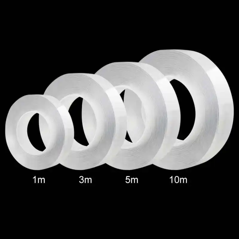 Free Sample Offered 1mm 2mm Thickness Colorful Hundred Times Use Double Tape Nano