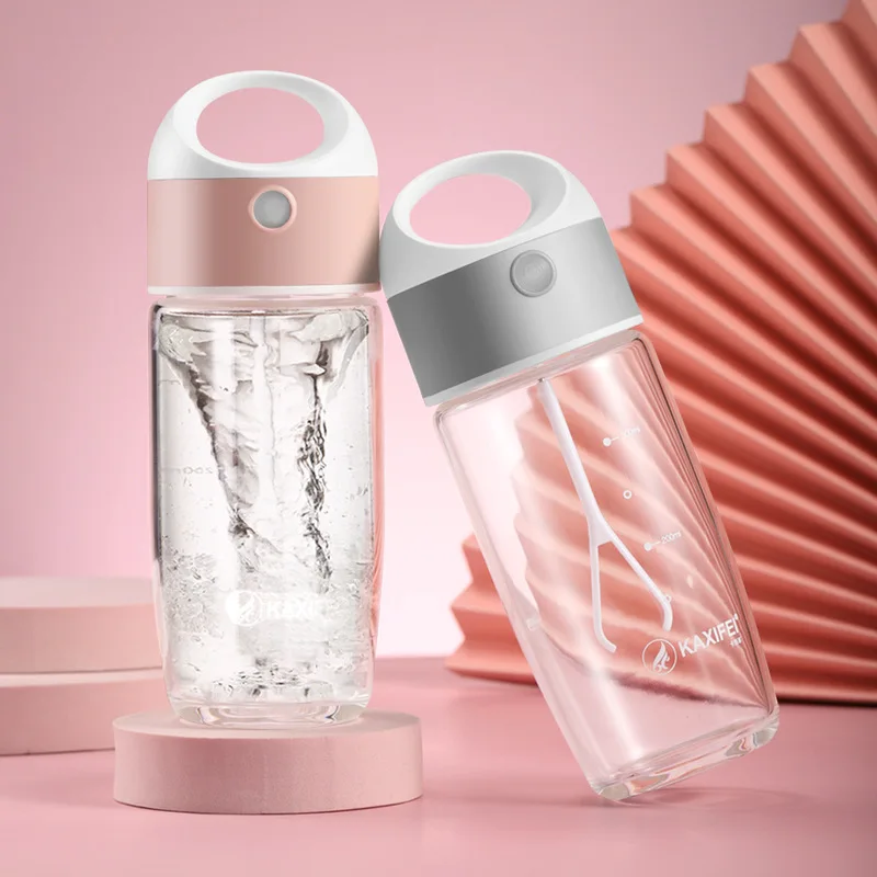 2022 Manufacturers wholesale creative coffee protein powder stirring glass portable wireless electric shake cup