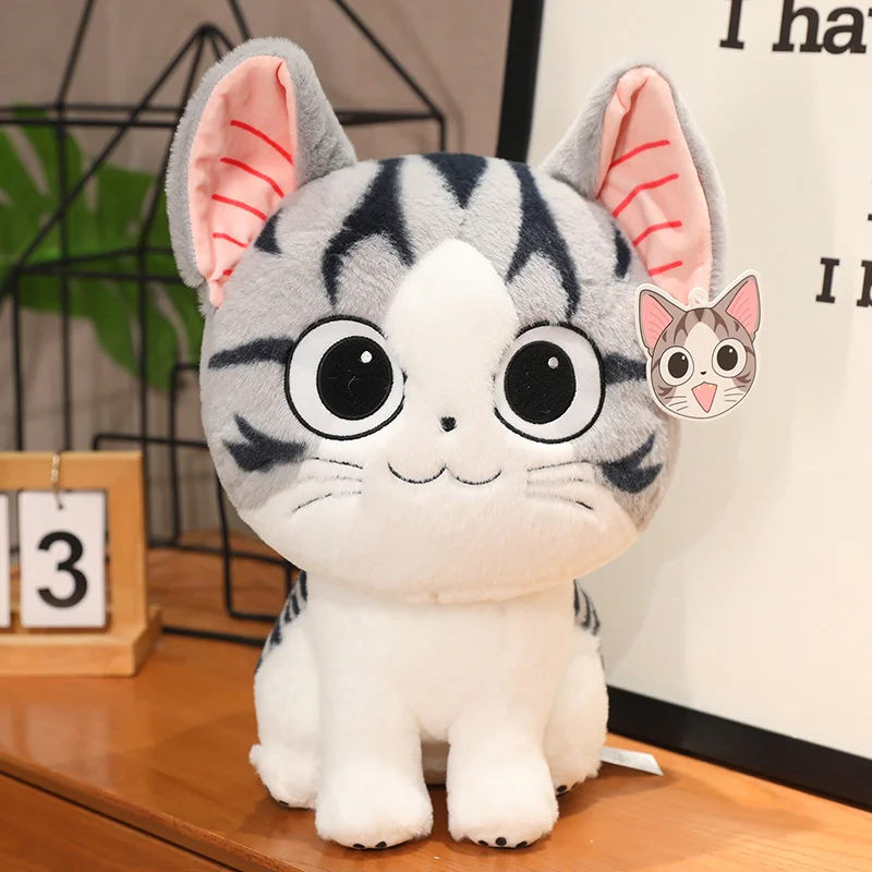 Милый кот сыр кошка плюшевая игрушка мультфильм котенок девочка украшение дома