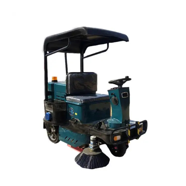 Good Quality Ride On Sweeper Street Sweeper Cleaning Equipment Electric three wheeled sweeper
