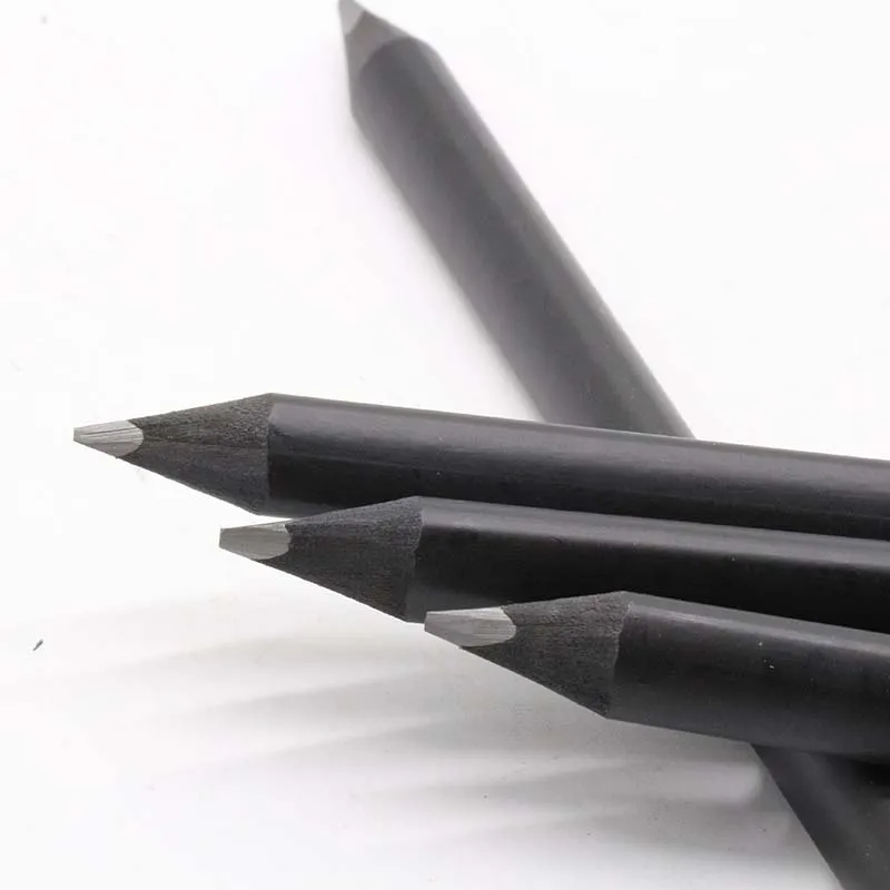 Custom Black Wood Jumbo HB Pencils With Colored Eraser High Quality Luxury Writing Pencil For Kids