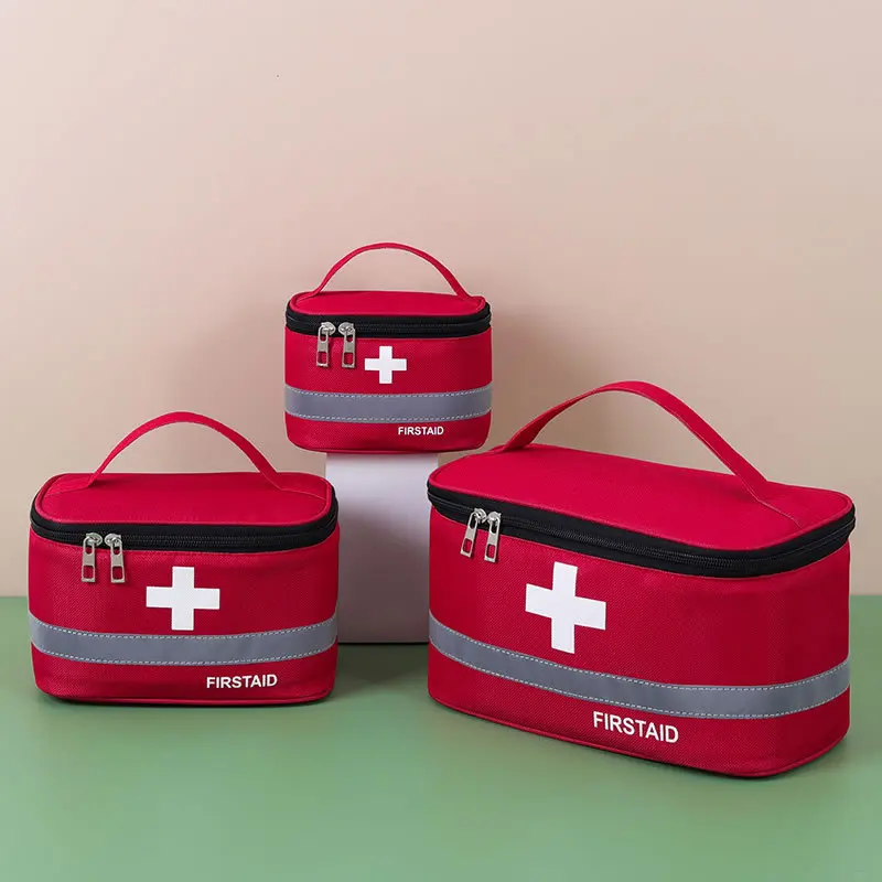 600D Oxford Medical Emergency Bag Factory Wholesale Survival First Aid Kit Medical Box Bag